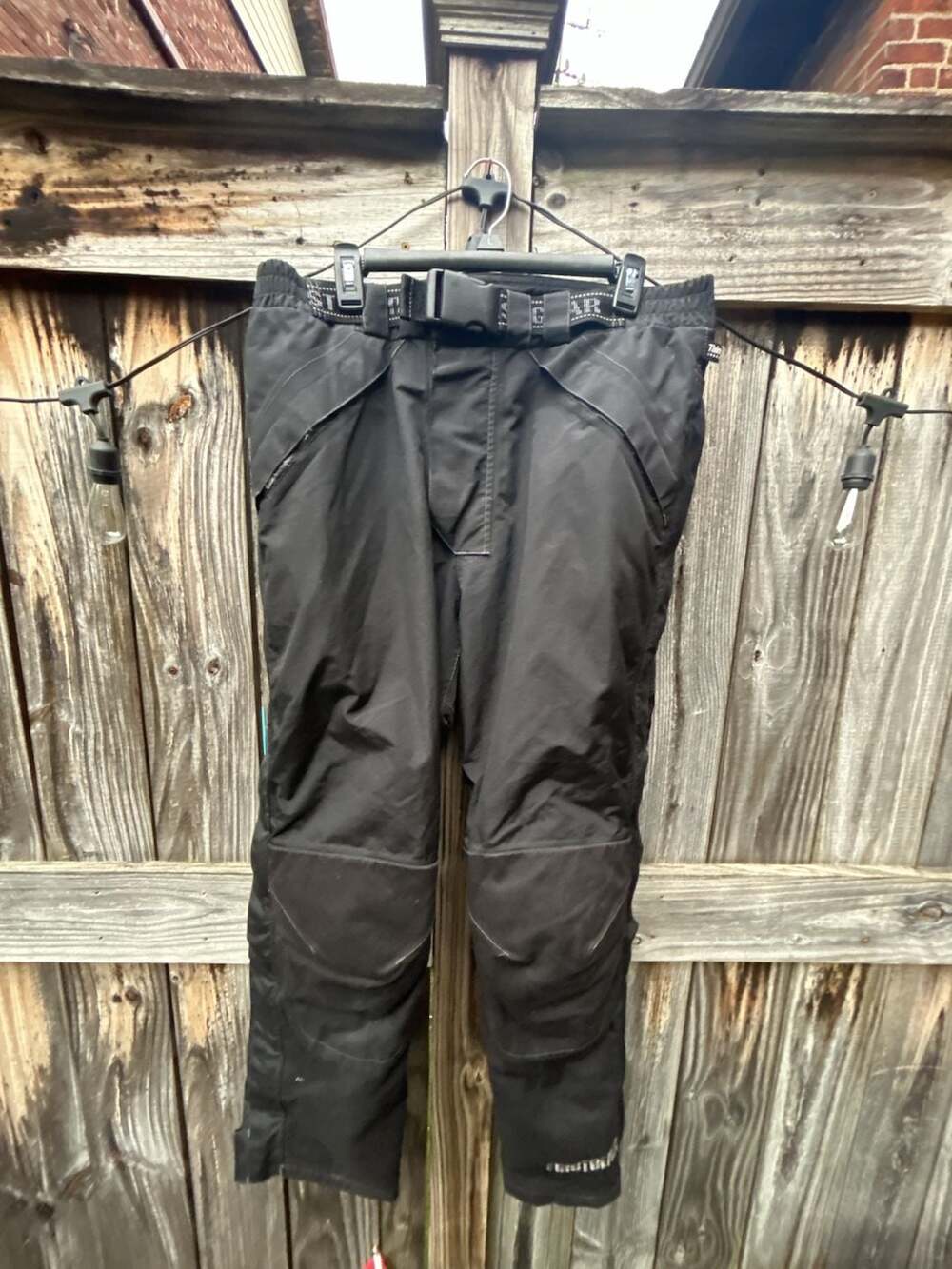 Firstgear Hypertex Sheltex Waterproof Breathable Motorcycle Pants Size 34 Black